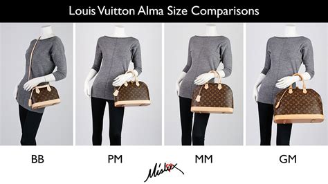 louis vuitton alma gm size